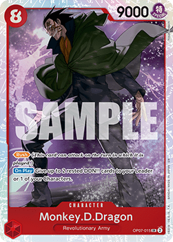 (OP07-015) One Piece TCG PRB02: The Best Vol.2 Single: Monkey.D.Dragon (OP07-015) Super Rare