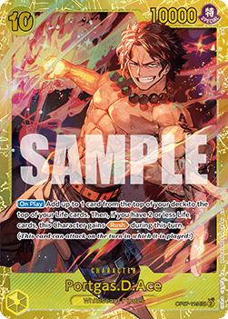 (OP07-119) One Piece TCG PRB02: The Best Vol.2 Single: Portgas.D.Ace (OP07-119) Secret Rare