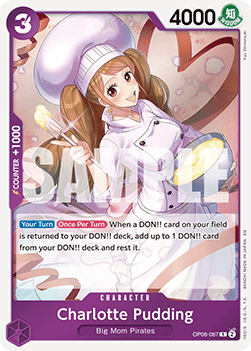 (OP08-067) One Piece TCG PRB02: The Best Vol.2 Single: Charlotte Pudding (OP08-067) Rare