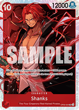 (OP09-004) One Piece TCG PRB02: The Best Vol.2 Single: Shanks (OP09-004) Super Rare