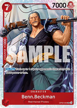 (OP09-009) One Piece TCG PRB02: The Best Vol.2 Single: Benn.Beckman (OP09-009) Super Rare