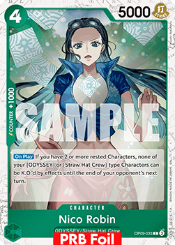 (OP09-033) One Piece TCG PRB02: The Best Vol.2 Single: Nico Robin (OP09-033) (V.2) Common