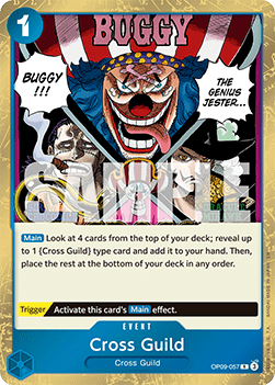 (OP09-057) One Piece TCG PRB02: The Best Vol.2 Single: Cross Guild (OP09-057) (V.1) Rare