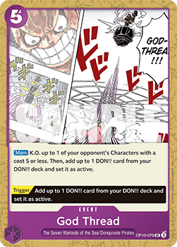 (OP10-079) One Piece TCG PRB02: The Best Vol.2 Single: God Thread (OP10-079) (V.1) Uncommon