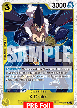 (OP10-114) One Piece TCG PRB02: The Best Vol.2 Single: X.Drake (OP10-114) (V.2) Uncommon