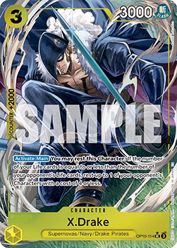 (OP10-114) One Piece TCG PRB02: The Best Vol.2 Single: X.Drake (OP10-114) (V.3) Alternate Art