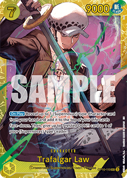 (OP10-119) One Piece TCG PRB02: The Best Vol.2 Single: Trafalgar Law (OP10-119) (V.1) Secret Rare