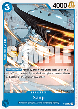 (P-068) One Piece TCG PRB02: The Best Vol.2 Single: Sanji (P-068) (V.1) Promo