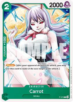 (P-070) One Piece TCG PRB02: The Best Vol.2 Single: Carrot (P-070) (V.1) Promo
