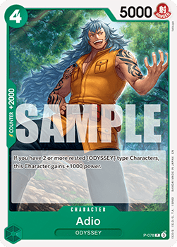 (P-078) One Piece TCG PRB02: The Best Vol.2 Single: Adio (P-078) (V.1) Promo