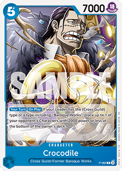 (P-082) One Piece TCG PRB02: The Best Vol.2 Single: Crocodile (P-082) (V.1) Promo