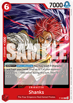(P-083) One Piece TCG PRB02: The Best Vol.2 Single: Shanks (P-083) (V.1) Promo