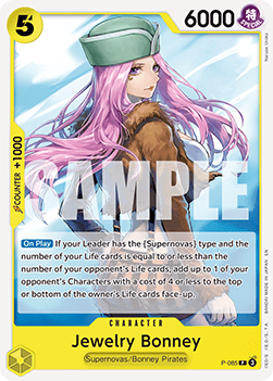 (P-085) One Piece TCG PRB02: The Best Vol.2 Single: Jewelry Bonney (P-085) (V.1) Promo