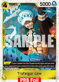 (P-088) One Piece TCG PRB02: The Best Vol.2 Single: Trafalgar Law (P-088) (V.2) Promo