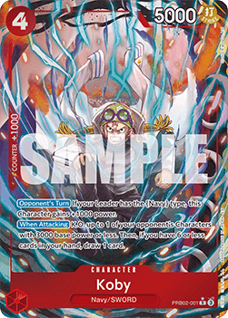 (001) One Piece TCG PRB02: The Best Vol.2 Single: Koby (PRB02-001) (V.2) Alternate Art