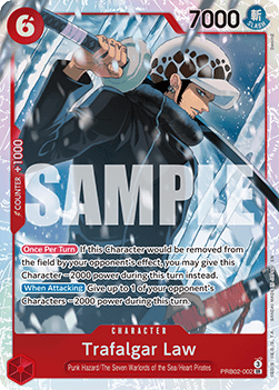 (002) One Piece TCG PRB02: The Best Vol.2 Single: Trafalgar Law (PRB02-002) (V.1) Super Rare