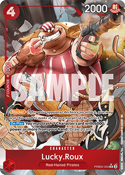 (003) One Piece TCG PRB02: The Best Vol.2 Single: Lucky.Roux (PRB02-003) (V.2) Alternate Art