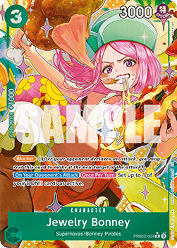 (004) One Piece TCG PRB02: The Best Vol.2 Single: Jewelry Bonney (PRB02-004) (V.2) Alternate Art
