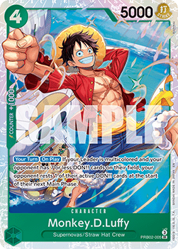 (005) One Piece TCG PRB02: The Best Vol.2 Single: Monkey.D.Luffy (PRB02-005) (V.1) Super Rare