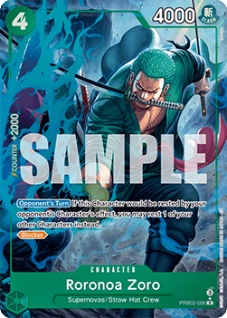 (006) One Piece TCG PRB02: The Best Vol.2 Single: Roronoa Zoro (PRB02-006) (V.2) Alternate Art
