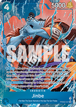 (007) One Piece TCG PRB02: The Best Vol.2 Single: Jinbe (PRB02-007) (V.2) Alternate Art