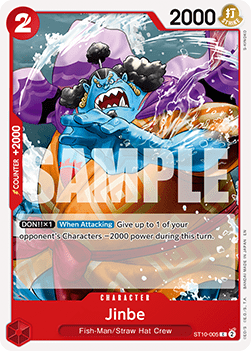 (ST10-005) One Piece TCG PRB02: The Best Vol.2 Single: Jinbe (ST10-005) (V.1) Common