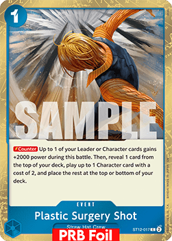 (ST12-017) One Piece TCG PRB02: The Best Vol.2 Single: Plastic Surgery Shot (ST12-017) (V.2) Common