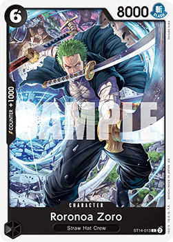 (ST14-013) One Piece TCG PRB02: The Best Vol.2 Single: Roronoa Zoro (ST14-013) (V.1) Common