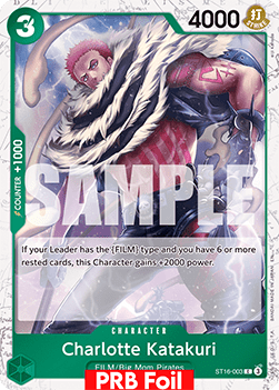 (ST16-003) One Piece TCG PRB02: The Best Vol.2 Single: Charlotte Katakuri (ST16-003) (V.2) Common