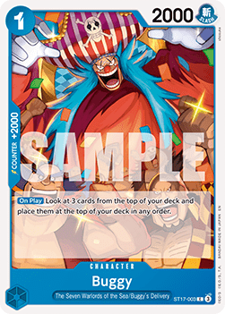 (ST17-003) One Piece TCG PRB02: The Best Vol.2 Single: Buggy (ST17-003) (V.1) Common