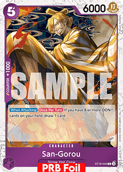 (ST18-003) One Piece TCG PRB02: The Best Vol.2 Single: San-Gorou (ST18-003) (V.2) Common