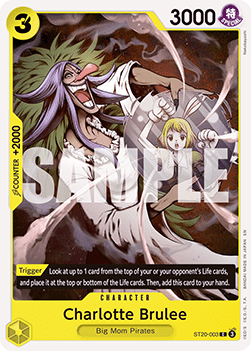 (ST20-003) One Piece TCG PRB02: The Best Vol.2 Single: Charlotte Brulee (ST20-003) (V.1) Common