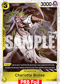 (ST20-003) One Piece TCG PRB02: The Best Vol.2 Single: Charlotte Brulee (ST20-003) (V.2) Common
