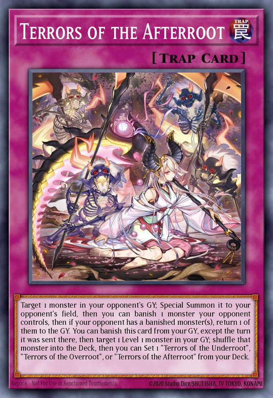 (079) YuGiOh TCG PHNI: Phantom Nightmare Single: Terrors of the Afterroot  Super Rare