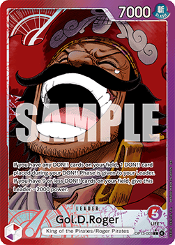 (003) One Piece TCG OP13: Carrying on his Will Single: Gol.D.Roger (OP13-003) (V.2) Alternate Art
