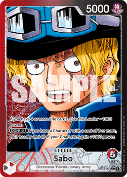 (004) One Piece TCG OP13: Carrying on his Will Single: Sabo (OP13-004) (V.2) Alternate Art