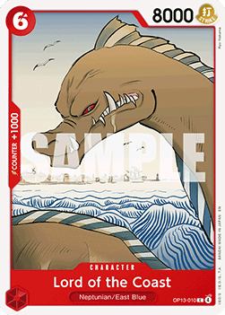(010) One Piece TCG OP13: Carrying on his Will Single: Lord of the Coast (OP13-010) Common