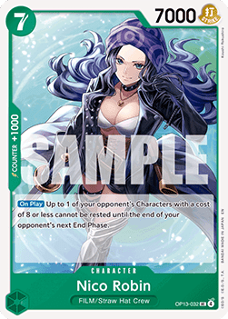 (032) One Piece TCG OP13: Carrying on his Will Single: Nico Robin (OP13-032) Uncommon