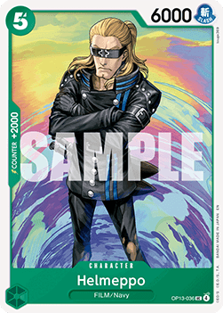 (036) One Piece TCG OP13: Carrying on his Will Single: Helmeppo (OP13-036) Uncommon