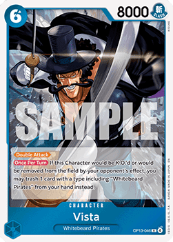 (046) One Piece TCG OP13: Carrying on his Will Single: Vista (OP13-046) Rare
