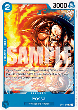 (047) One Piece TCG OP13: Carrying on his Will Single: Fossa (OP13-047) Common