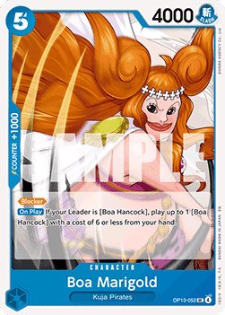 (052) One Piece TCG OP13: Carrying on his Will Single: Boa Marigold (OP13-052) Uncommon