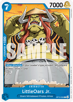 (056) One Piece TCG OP13: Carrying on his Will Single: LittleOars Jr. (OP13-056) Common