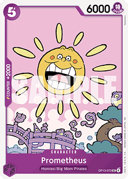 (073) One Piece TCG OP13: Carrying on his Will Single: Prometheus (OP13-073) Uncommon