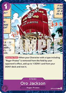 (078) One Piece TCG OP13: Carrying on his Will Single: Oro Jackson (OP13-078) Common