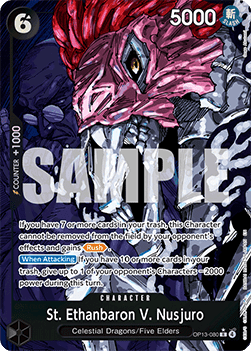 (080) One Piece TCG OP13: Carrying on his Will Single: St. Ethanbaron V. Nusjuro (OP13-080) (V.2) Alternate Art