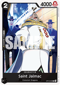 (085) One Piece TCG OP13: Carrying on his Will Single: Saint Jalmac (OP13-085) Common