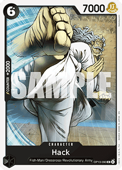 (090) One Piece TCG OP13: Carrying on his Will Single: Hack (OP13-090) Uncommon