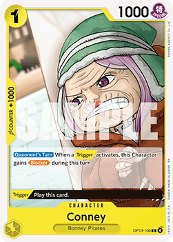 (106) One Piece TCG OP13: Carrying on his Will Single: Conney (OP13-106) Common