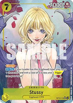 (110) One Piece TCG OP13: Carrying on his Will Single: Stussy (OP13-110) (V.2) Alternate Art